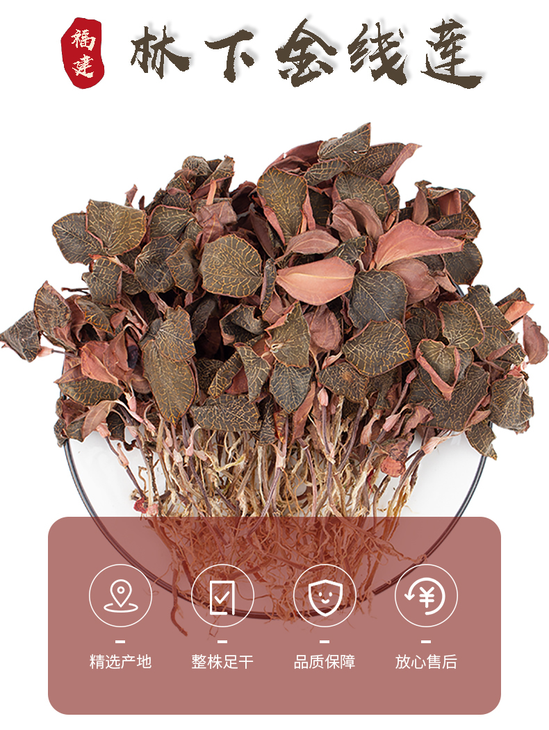 正宗林下<a href=http://m.08niu.cn/ target='_blank'>金線蓮</a>干品